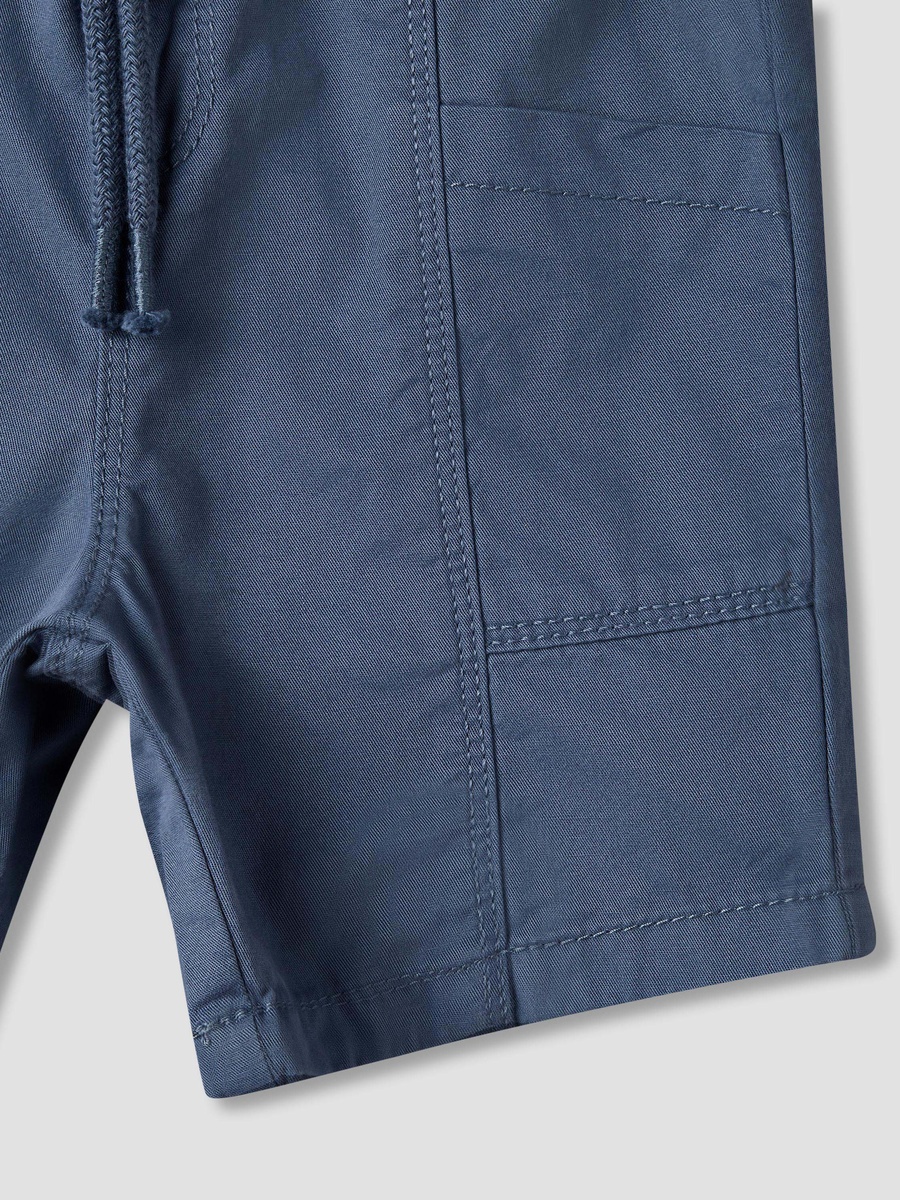 Drawstring Waist Shorts with Pockets