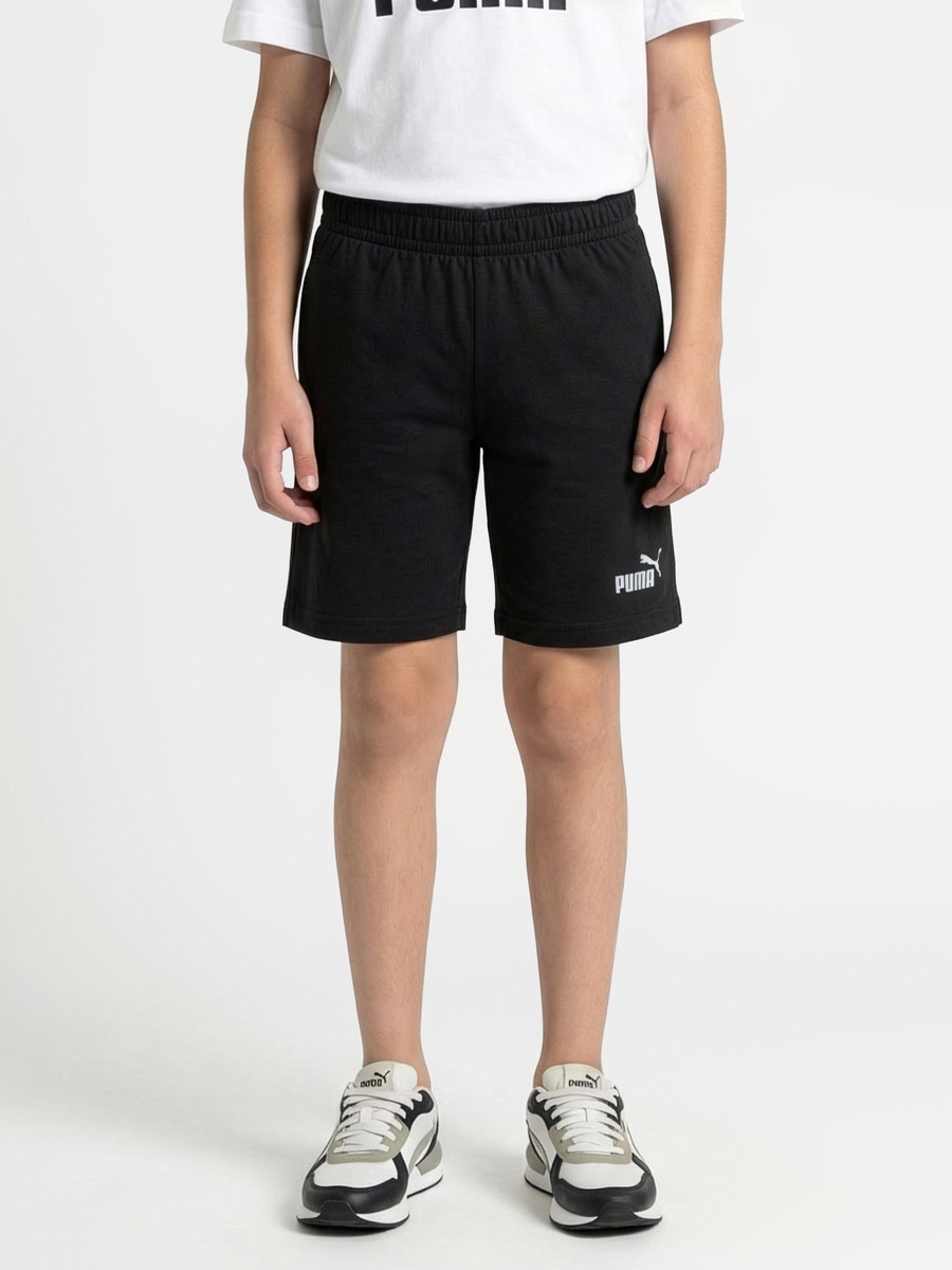 Crew Neck Short Sleeves T-Shirt and Shorts Set with Logo Print