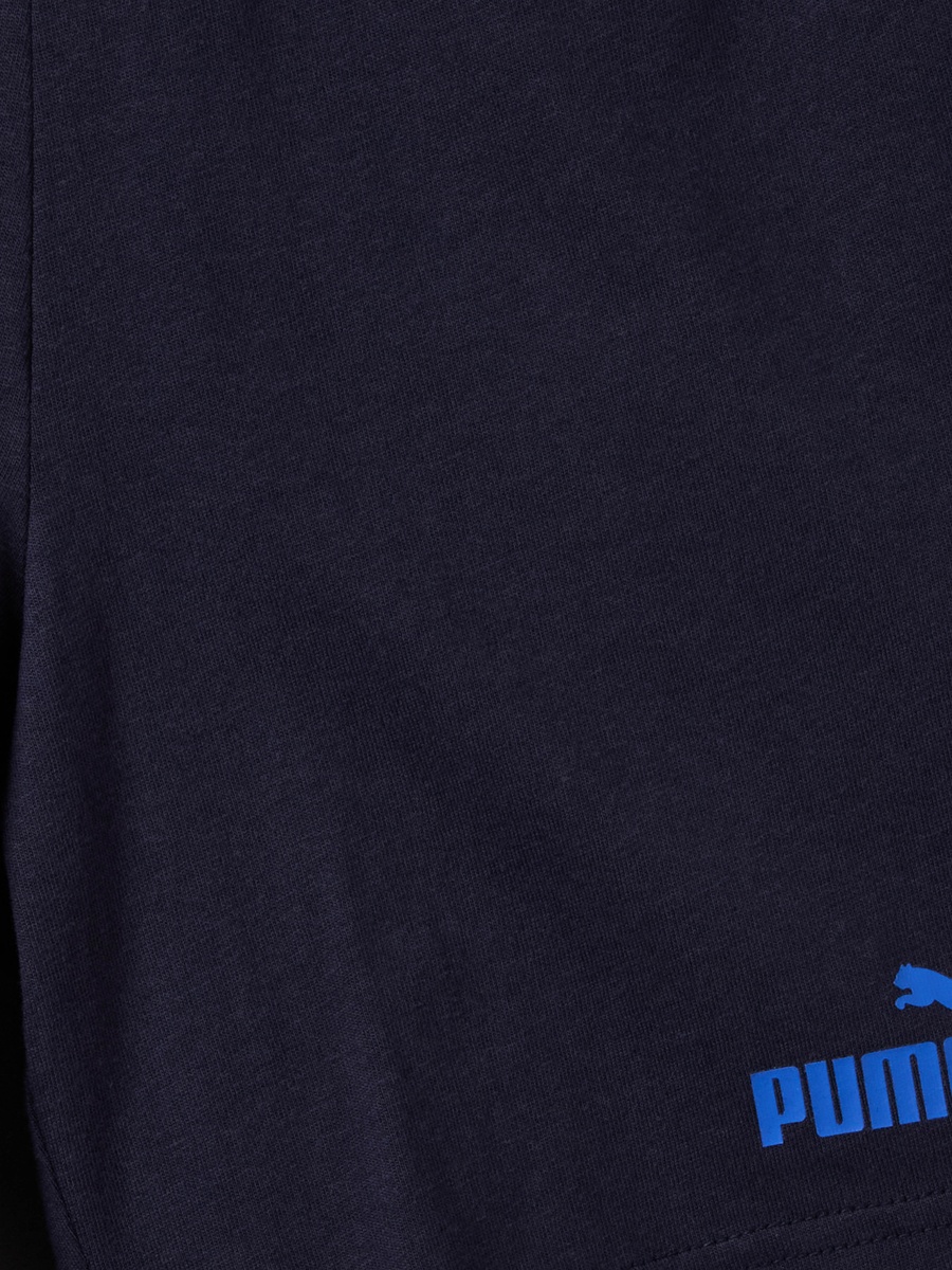 Crew Neck Short Sleeves T-Shirt and Shorts Set with Logo Print
