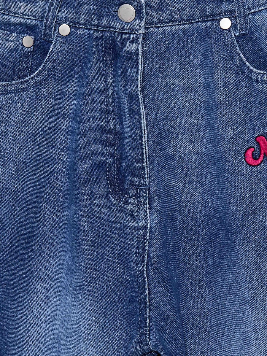 Mid Rise Jeans with Minnie Mouse Print