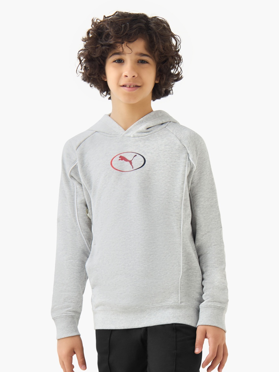 Hooded Sweatshirt with Logo Print