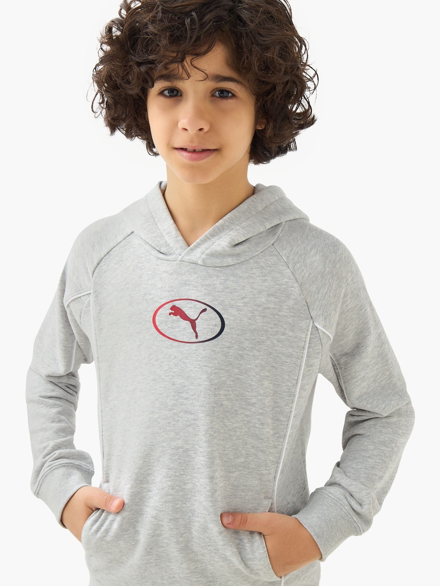 Hooded Sweatshirt with Logo Print