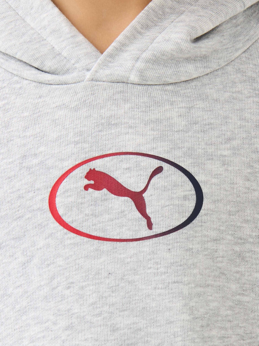 Hooded Sweatshirt with Logo Print