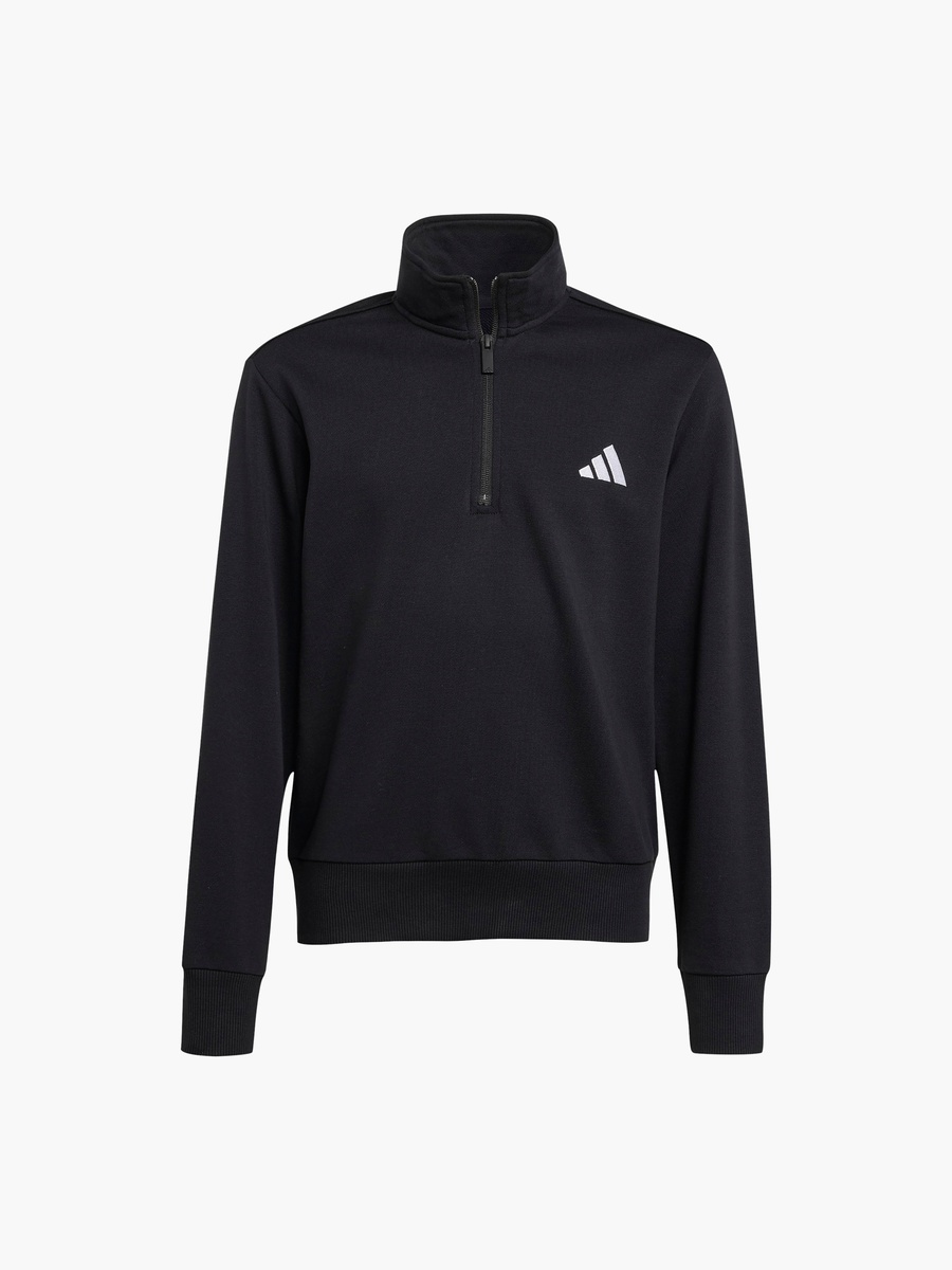 Boys High Neck Sweatshirt with Half Zip and Long Sleeves