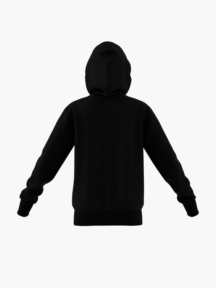 Boys Hooded Sweatshirt with Logo Print and Long Sleeves