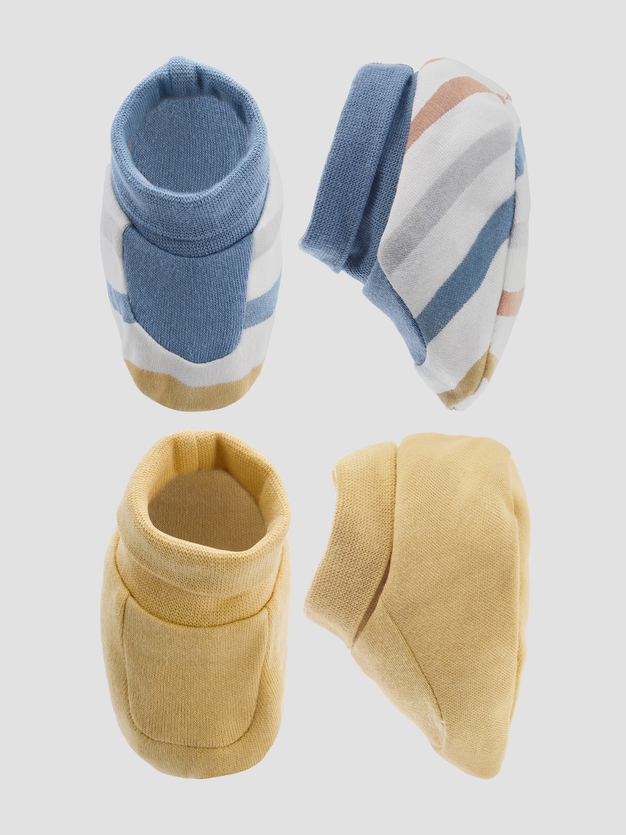 Pack of 2 Booties with Assorted Design