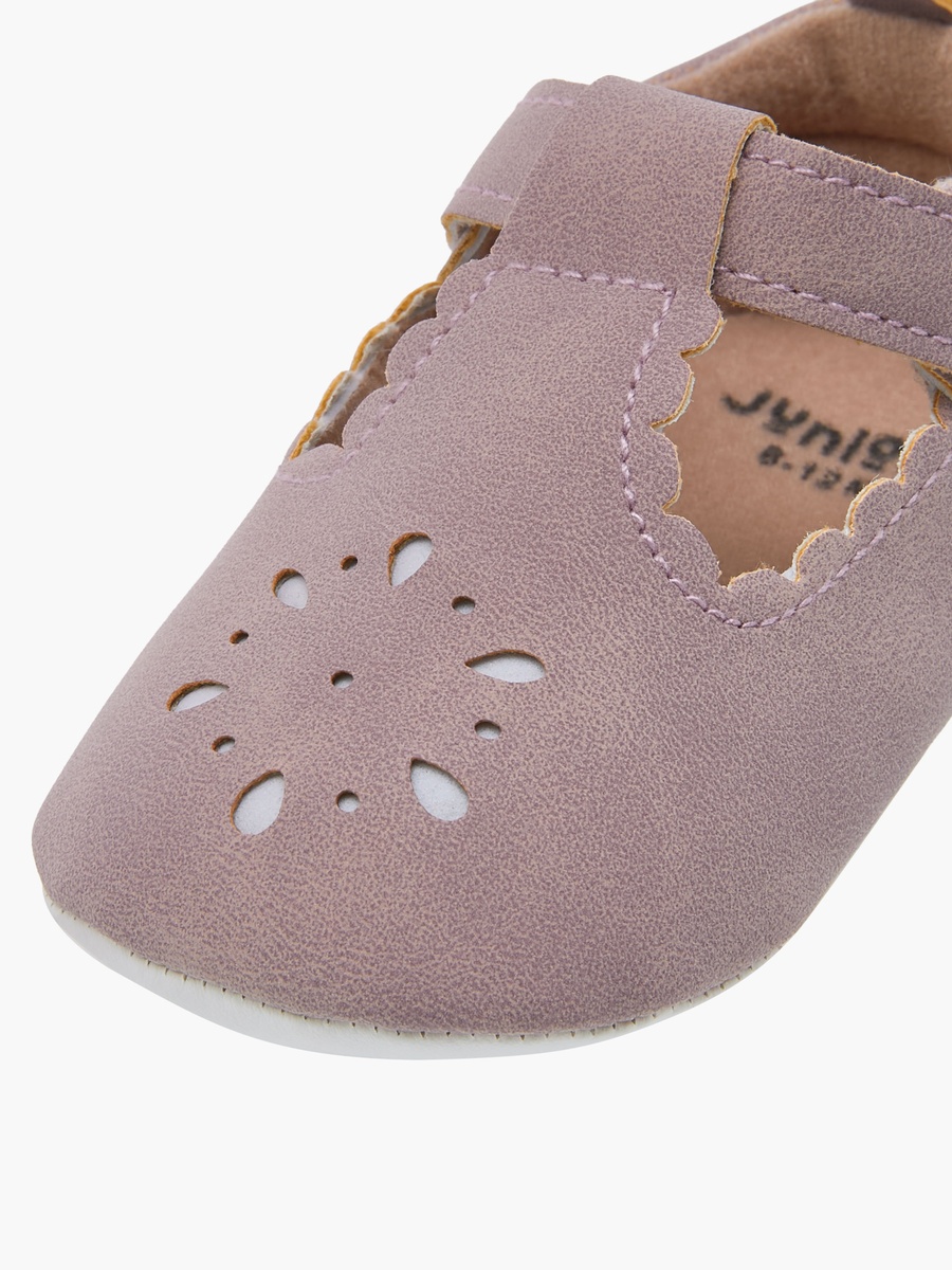 Cutout Booties with Hook and Loop Closure