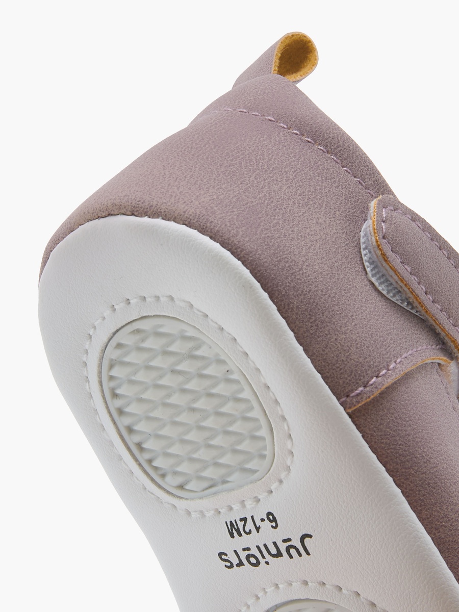 Cutout Booties with Hook and Loop Closure