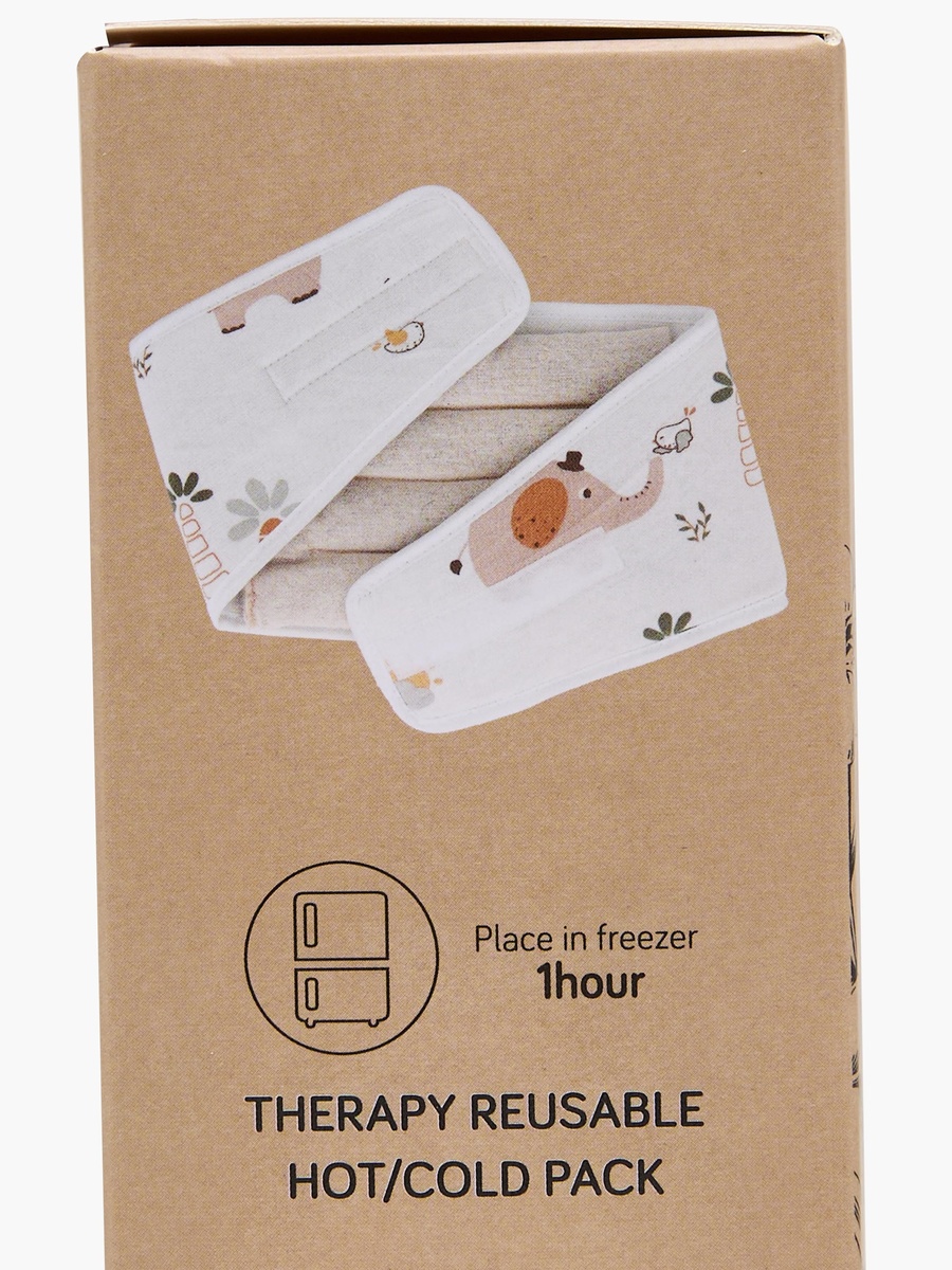 Reusable Hot and Cold Gel Pack with Elephant Print