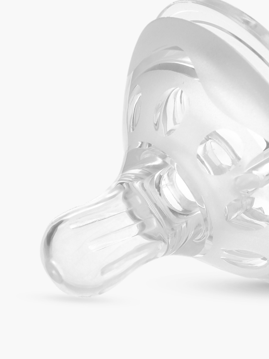 Pack of 2 Silicone Teat with Wide Neck - 6 Months+
