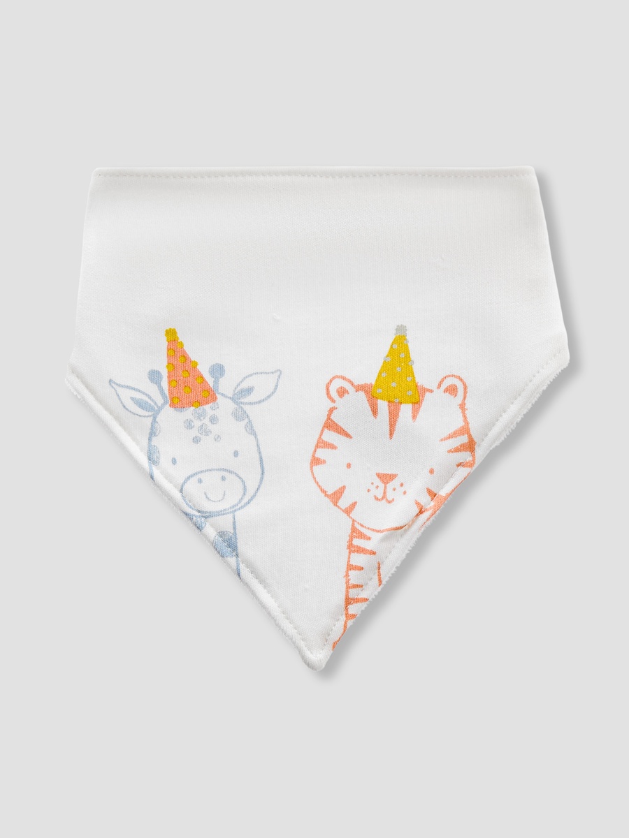 Pack of 2 Baby Bib with Assorted Print