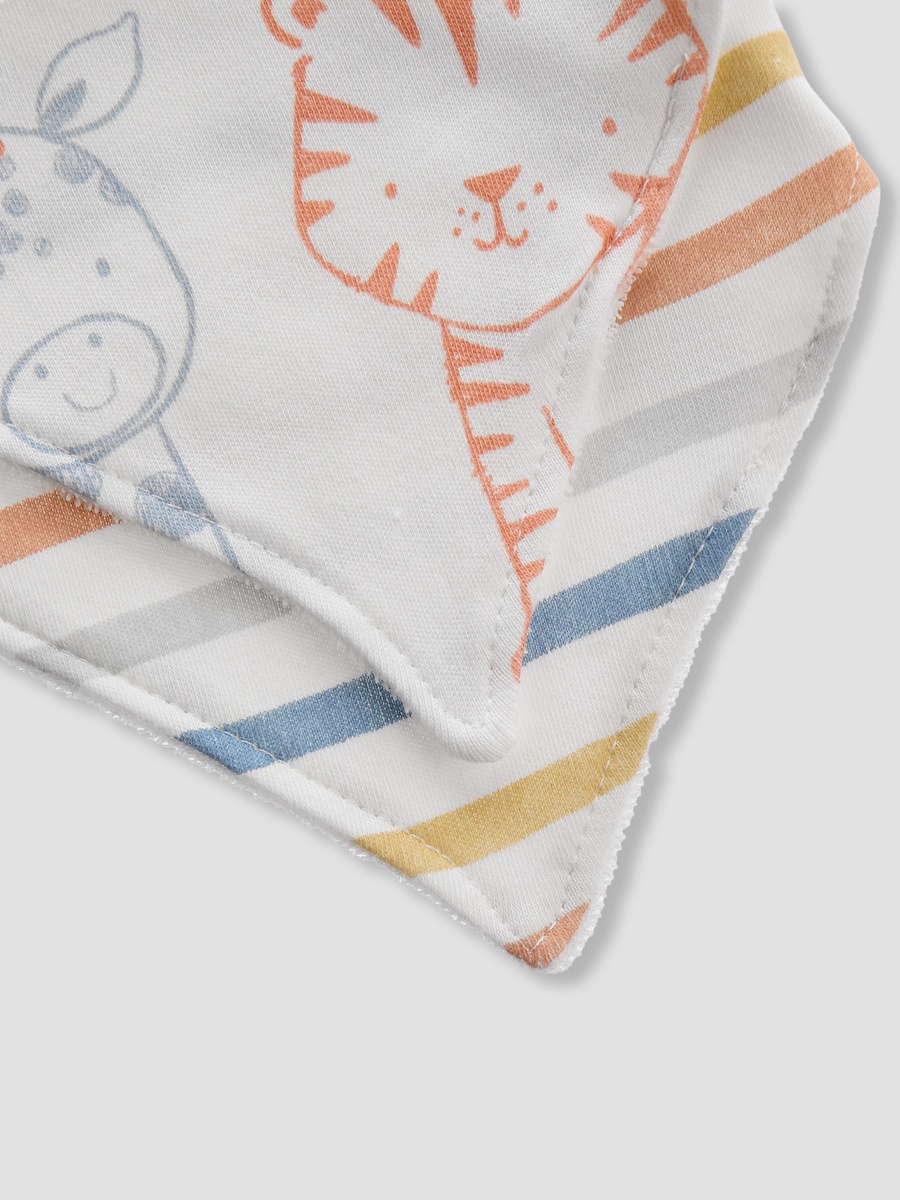 Pack of 2 Baby Bib with Assorted Print