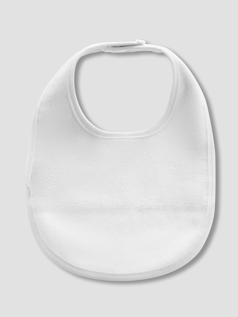 Baby Bib with Embroidered Design