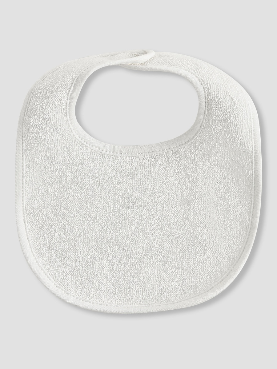 Pack of 4 Baby Bib with Snap Button Closure