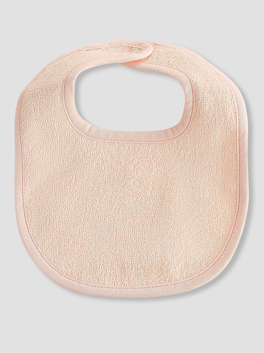 Pack of 4 Baby Bib with Snap Button Closure