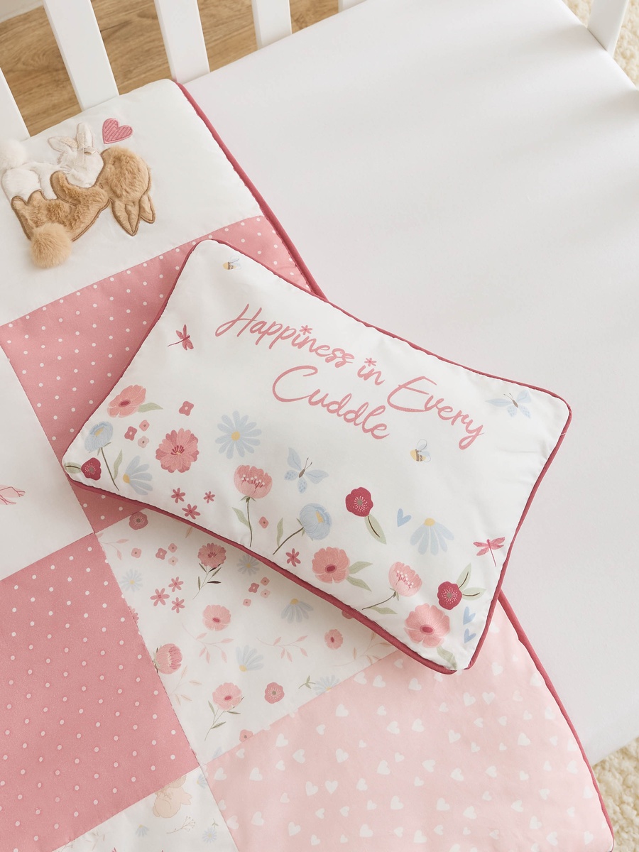Baby Bedding Set with Bunny Print - 83x106 cm