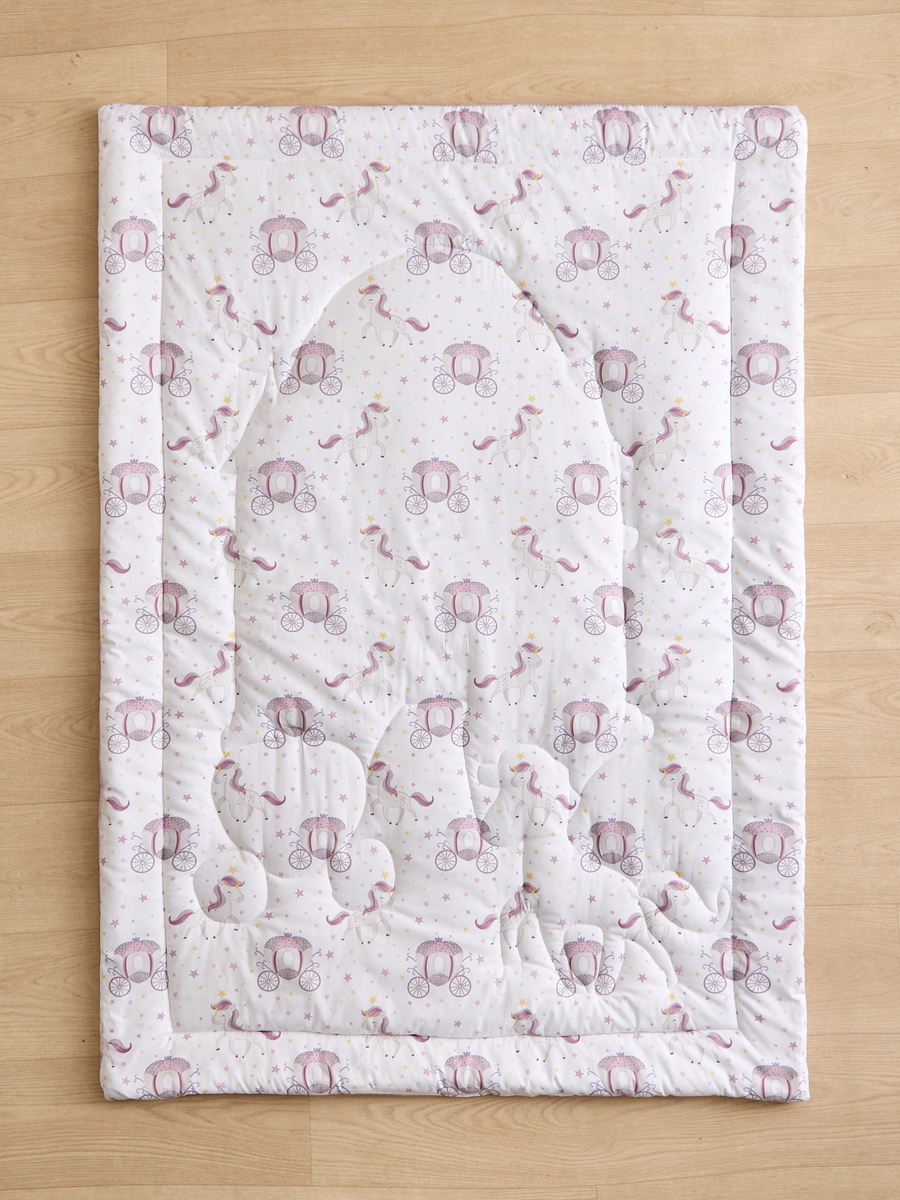Baby Bedding Set with Unicorn Kingdom Print - 90x130 cm