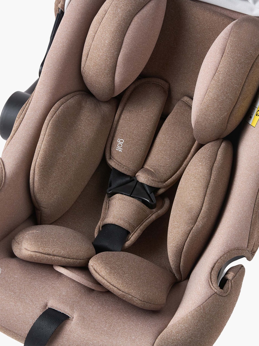 Golf Pro Car Seat with Safety Harness and Canopy