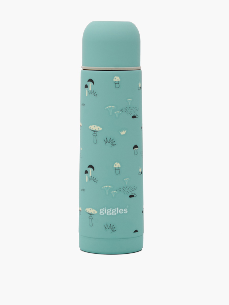 Mushroom Print Stainless Steel Thermos Flask - 500 ml