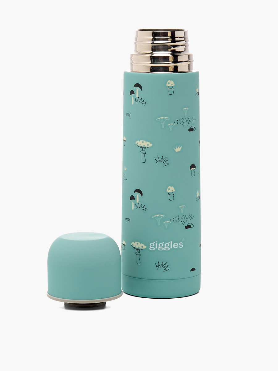 Mushroom Print Stainless Steel Thermos Flask - 500 ml