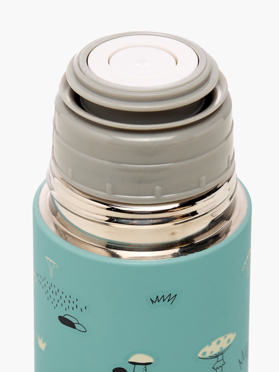 Mushroom Print Stainless Steel Thermos Flask - 500 ml
