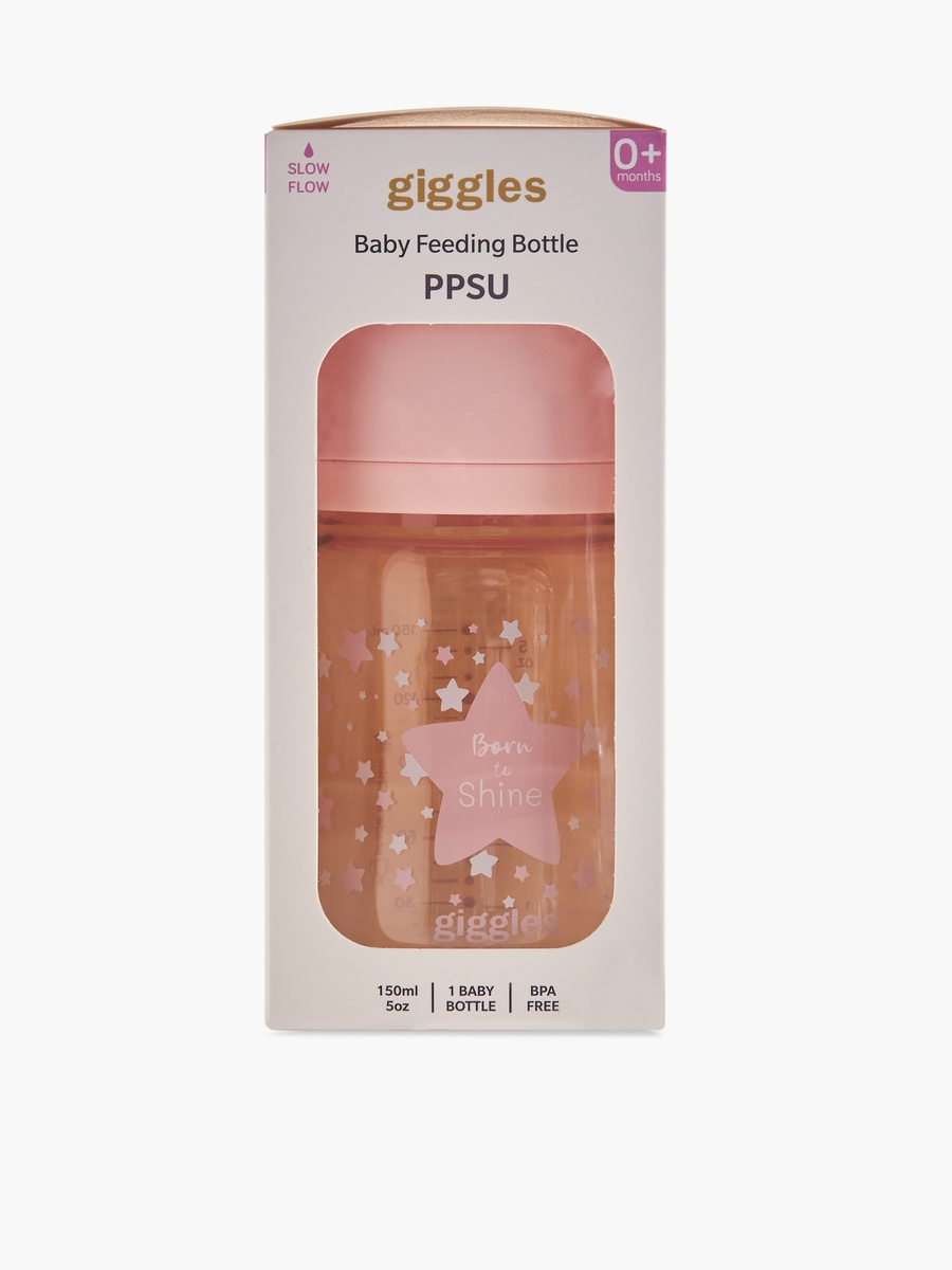 Feeding Bottle with Star Print - 150 ml