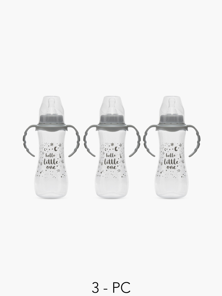 Pack of 3 Feeding Bottle with Silicone Teat - 3 months+