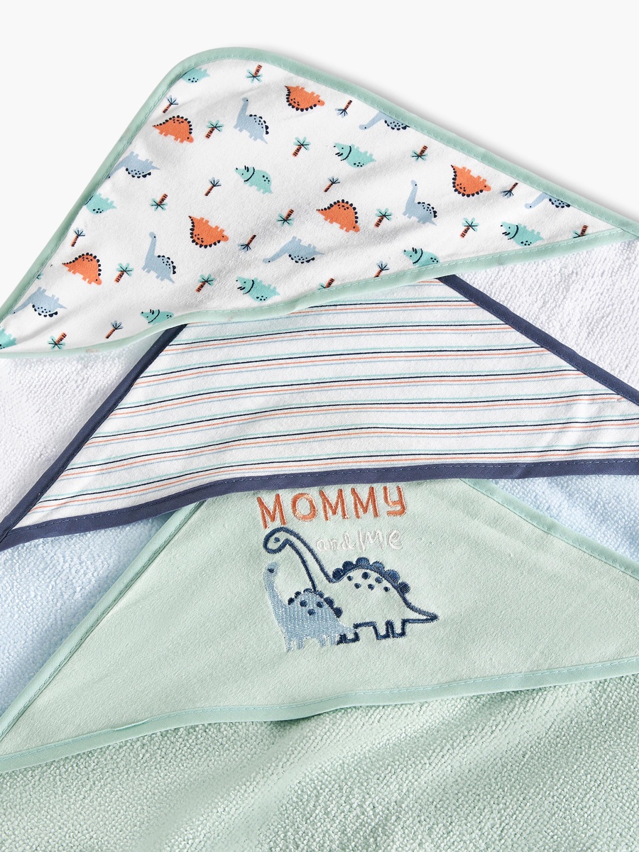 Set of 6 Baby Hooded Towel and Wash Cloth