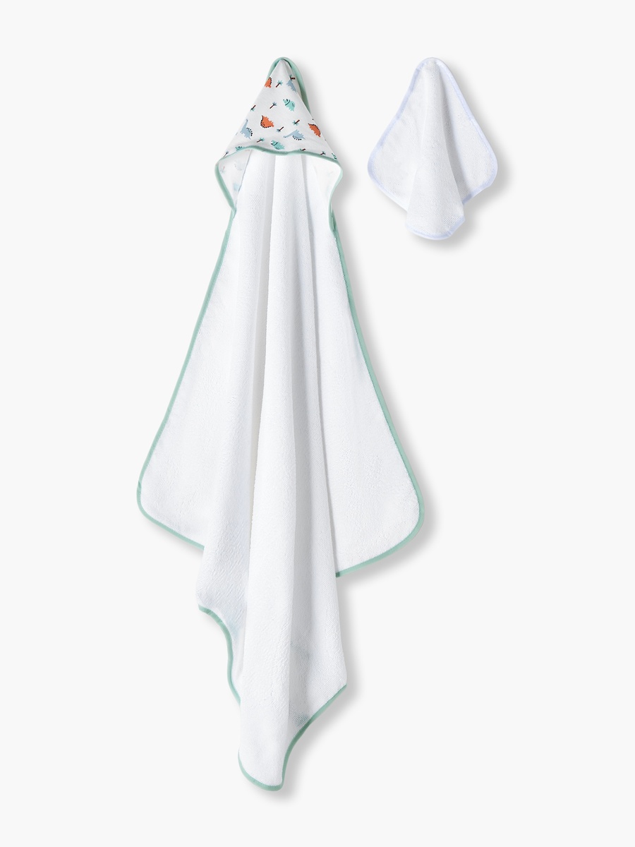 Set of 6 Baby Hooded Towel and Wash Cloth