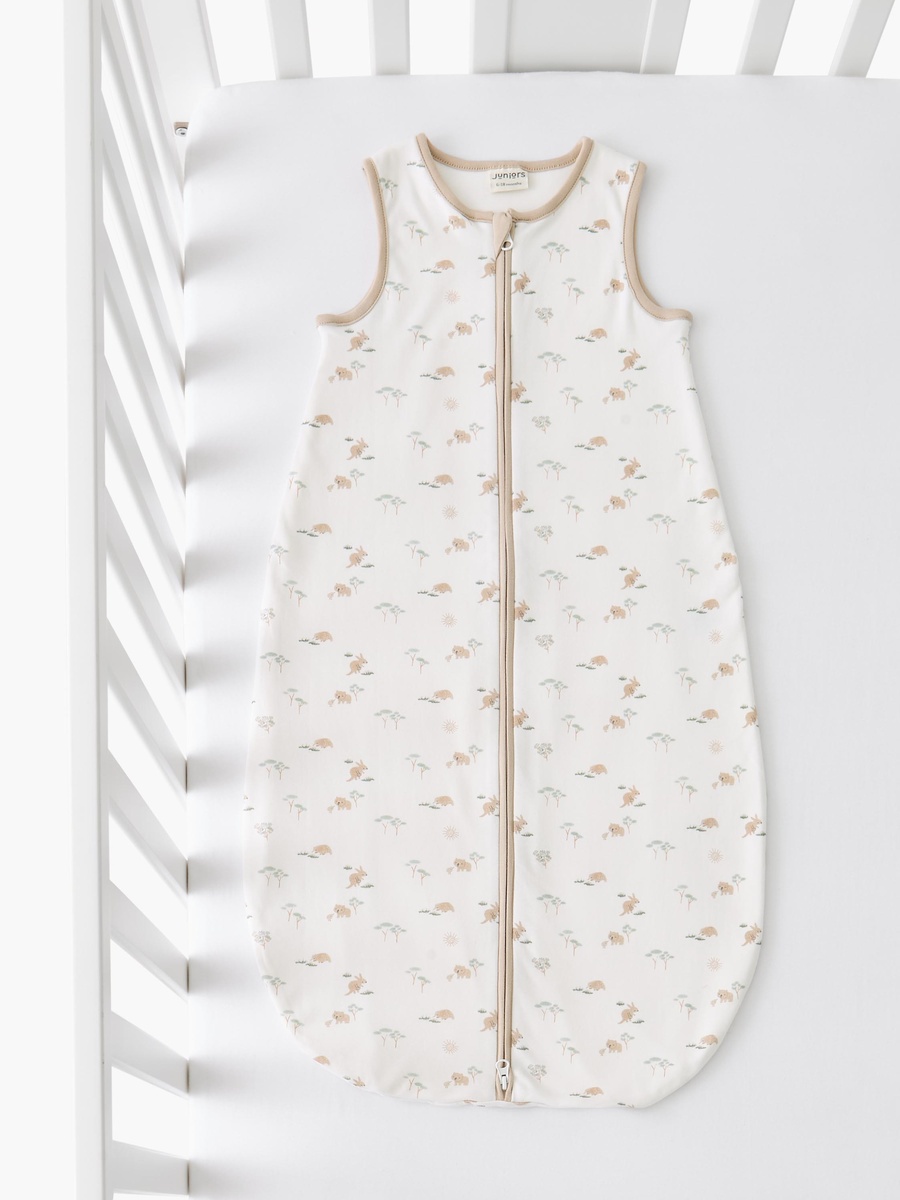 Baby Sleeping Bag with Rabbit Print - 32x85 cm