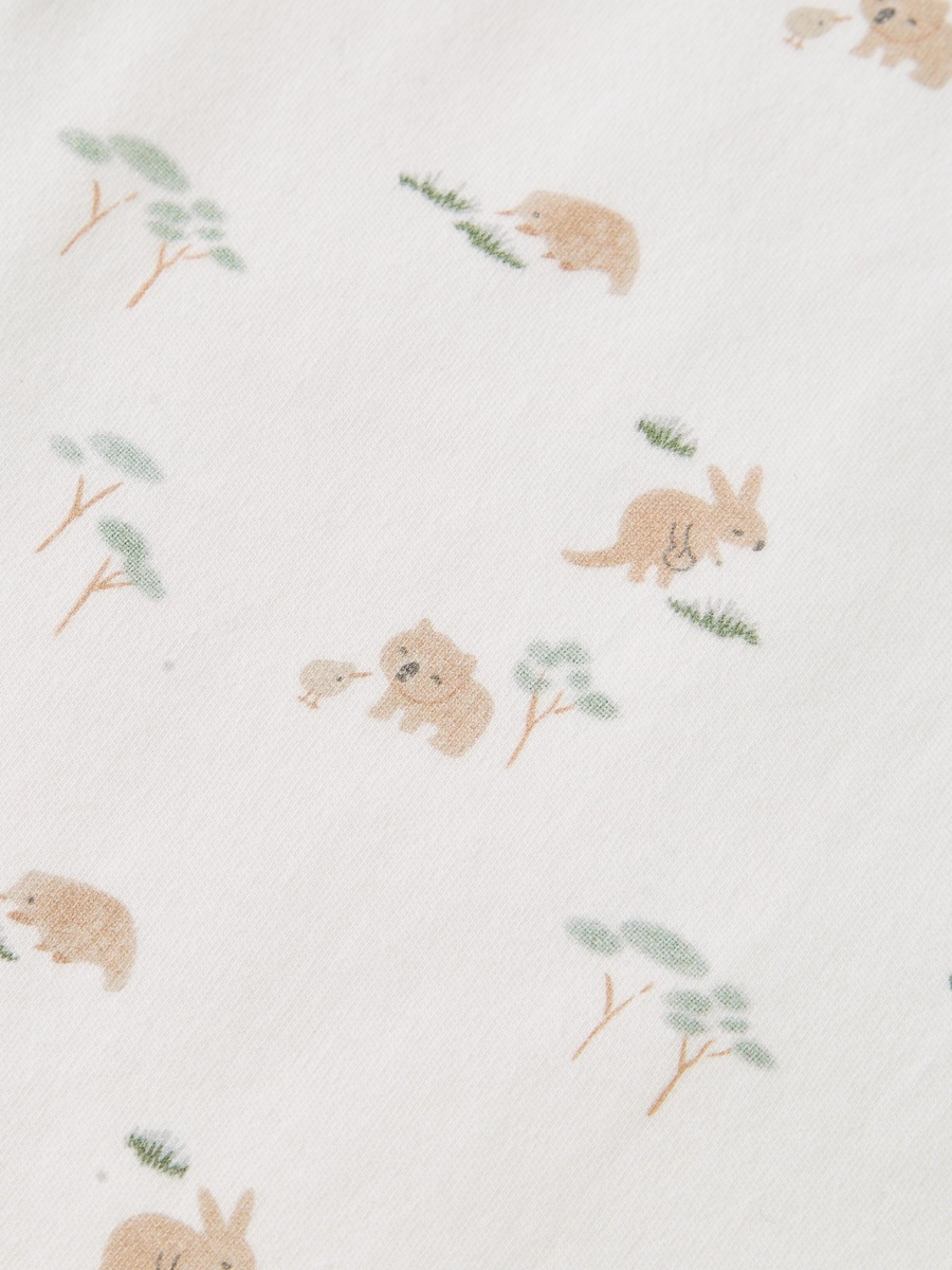 Baby Sleeping Bag with Rabbit Print - 32x85 cm