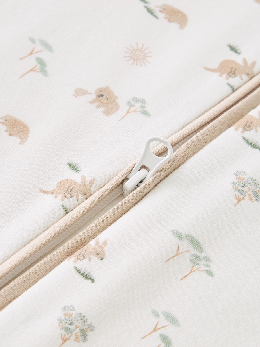 Baby Sleeping Bag with Rabbit Print - 32x85 cm