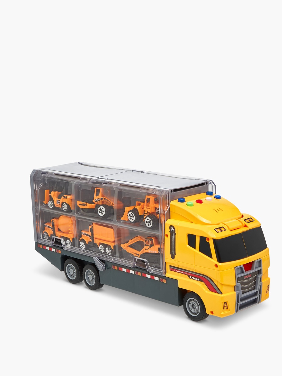 Storage Construction Truck Carrier Playset