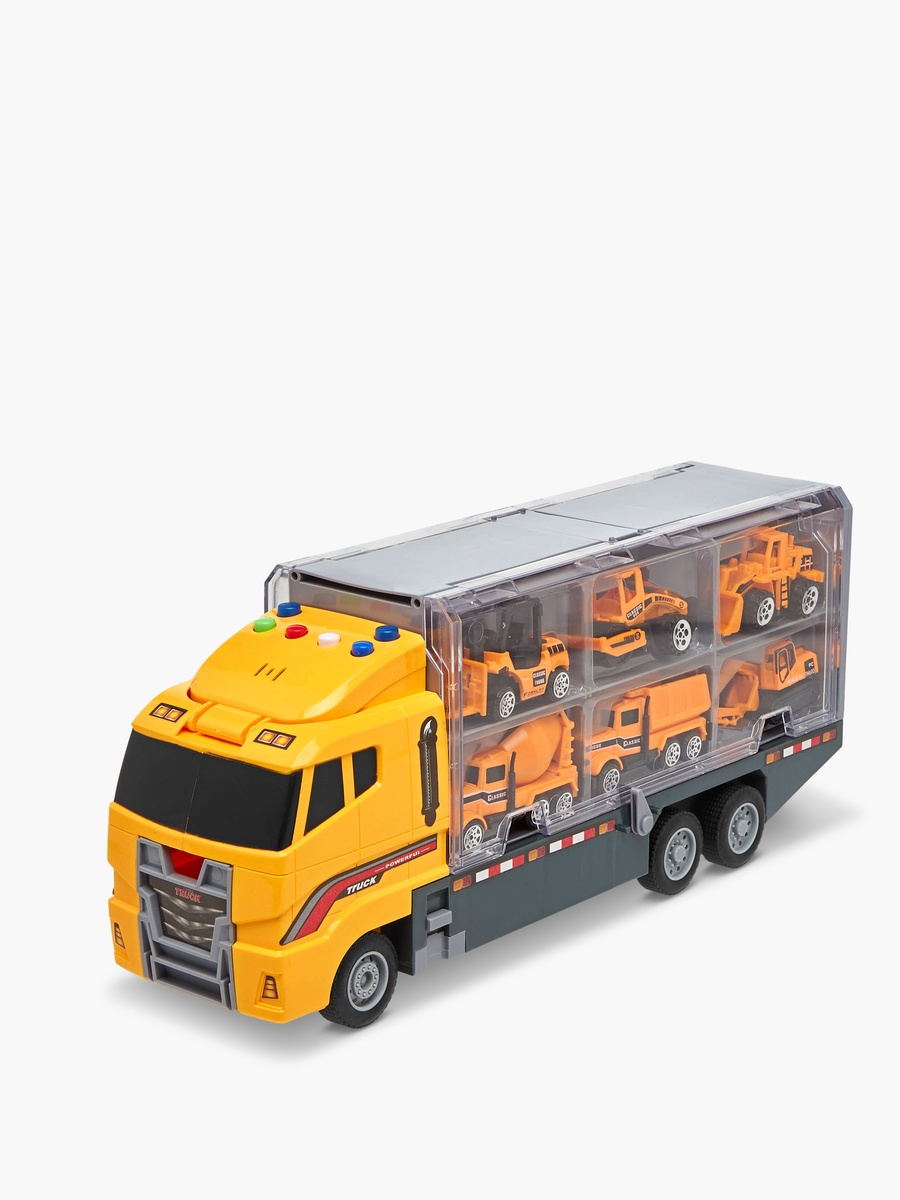 Storage Construction Truck Carrier Playset