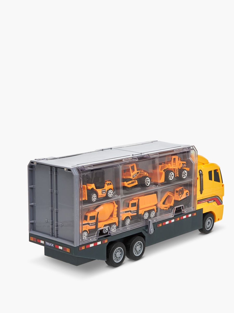 Storage Construction Truck Carrier Playset