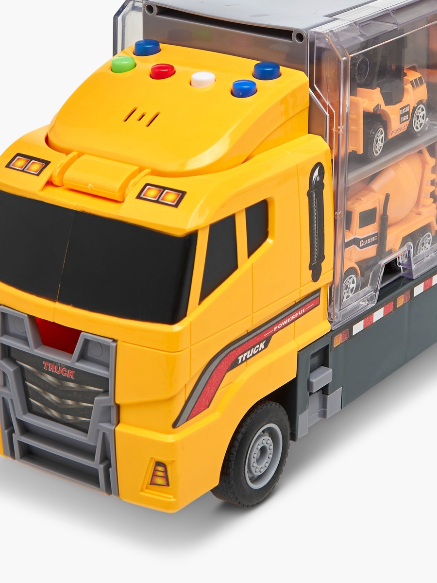 Storage Construction Truck Carrier Playset