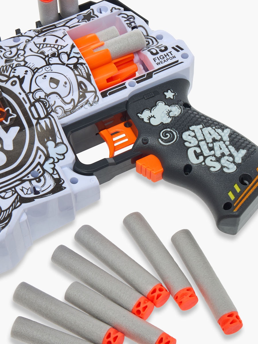 Doodle Art Soft Bullet Blaster Playset