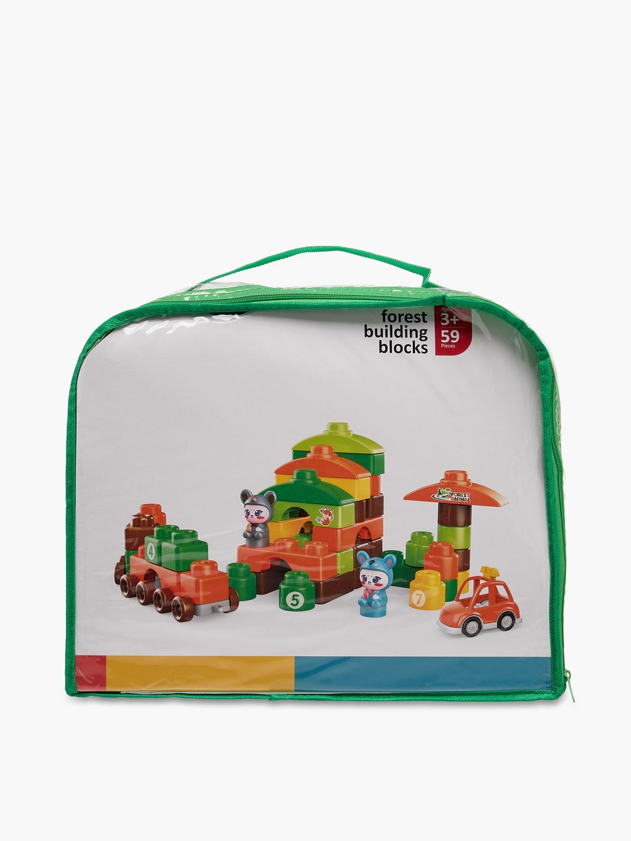 59-Piece Forest Building Block Set