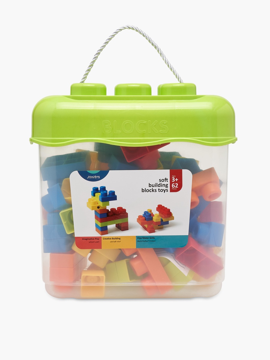 62-Piece Building Block Set