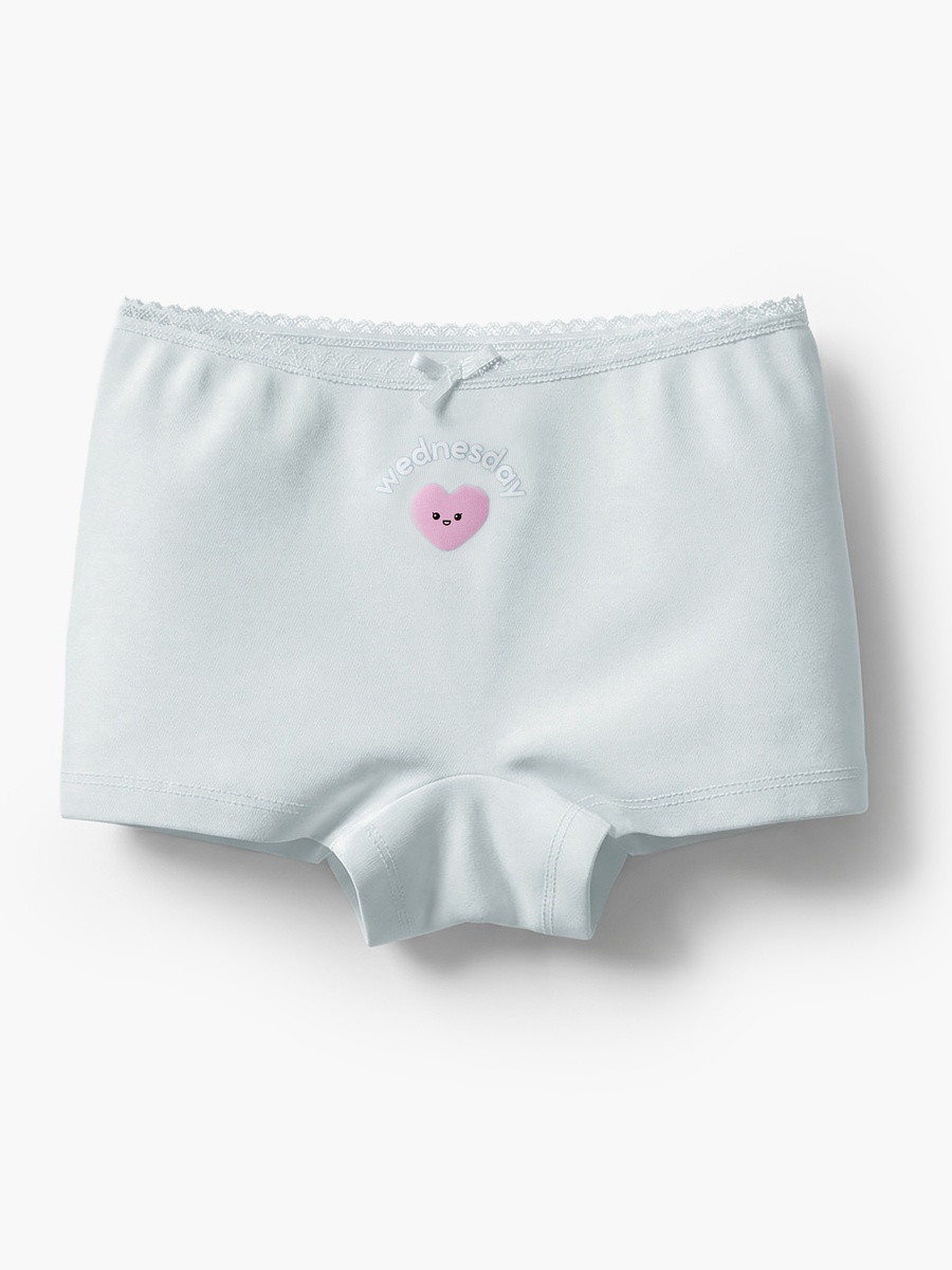 طقم سراويل داخلية قطن 7 قطع بطبعات