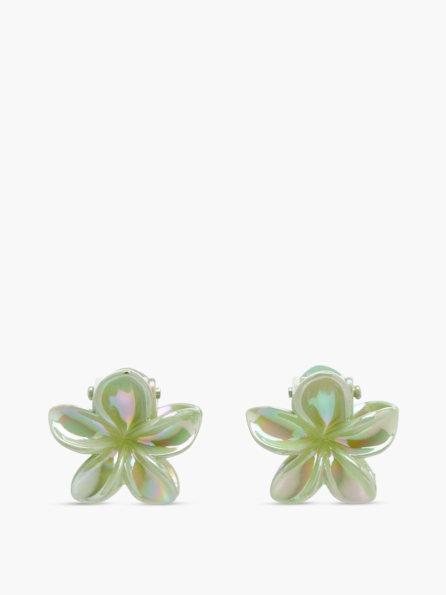 Pack of 6 Hair Clamp with Floral Shape