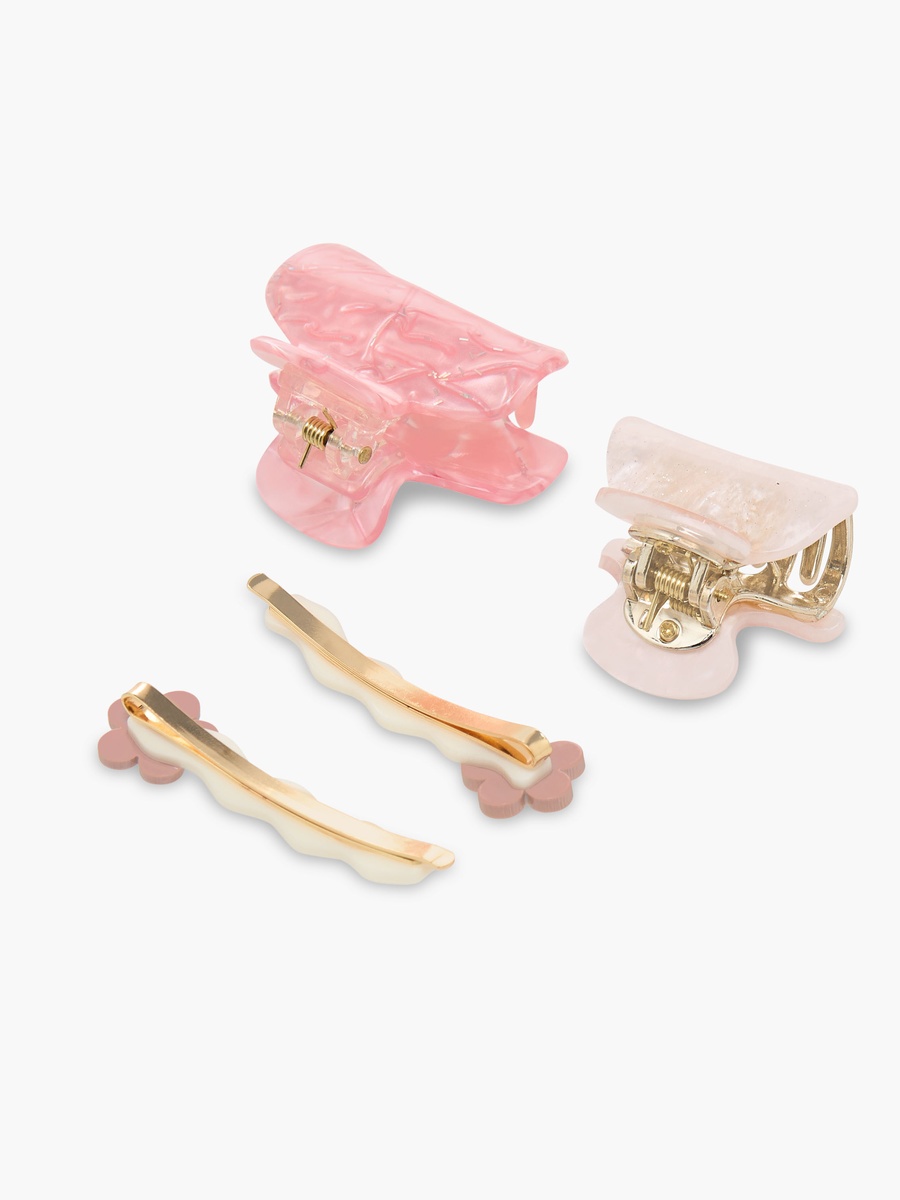 Set of 4 Hair Accessory with Embellishment