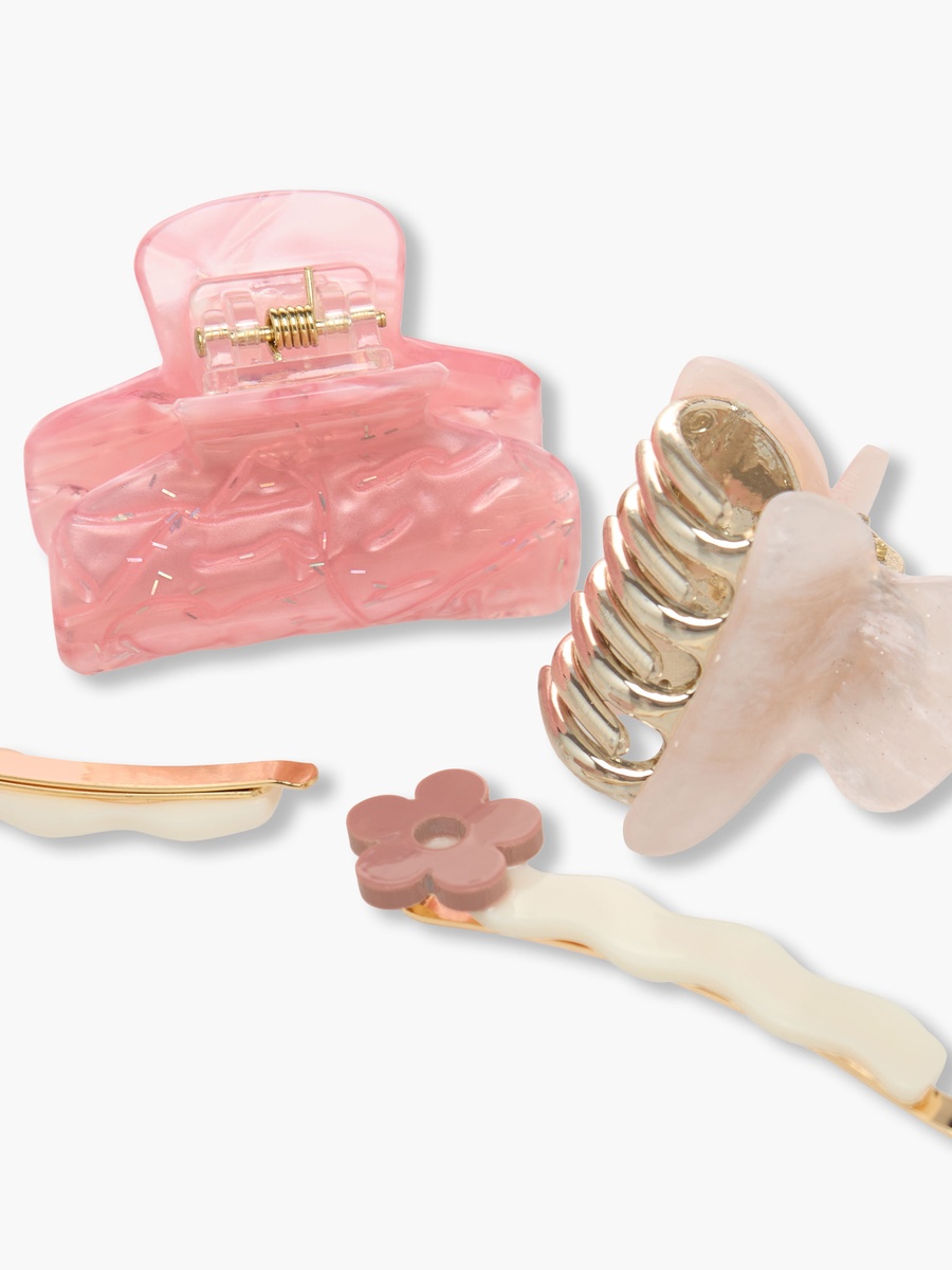 Set of 4 Hair Accessory with Embellishment