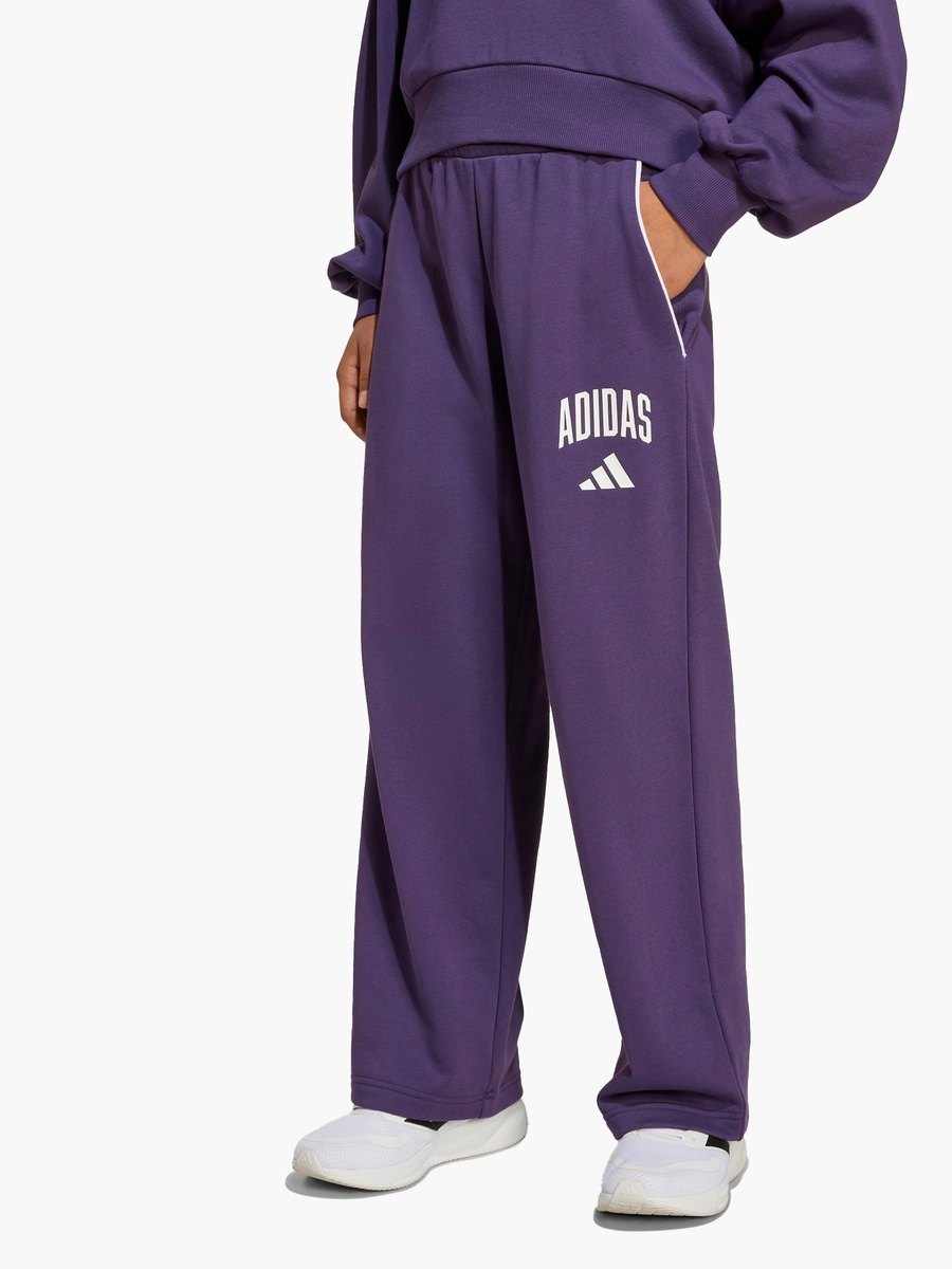 Girls Track Pants with Logo Print