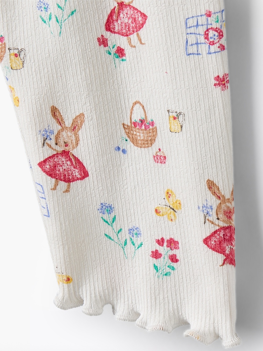 Leggings with Bunny Print