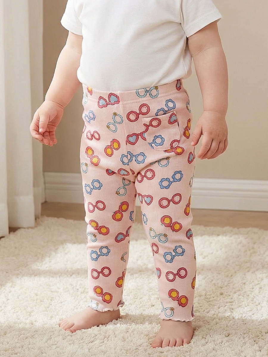 Leggings with Sunglasses Print