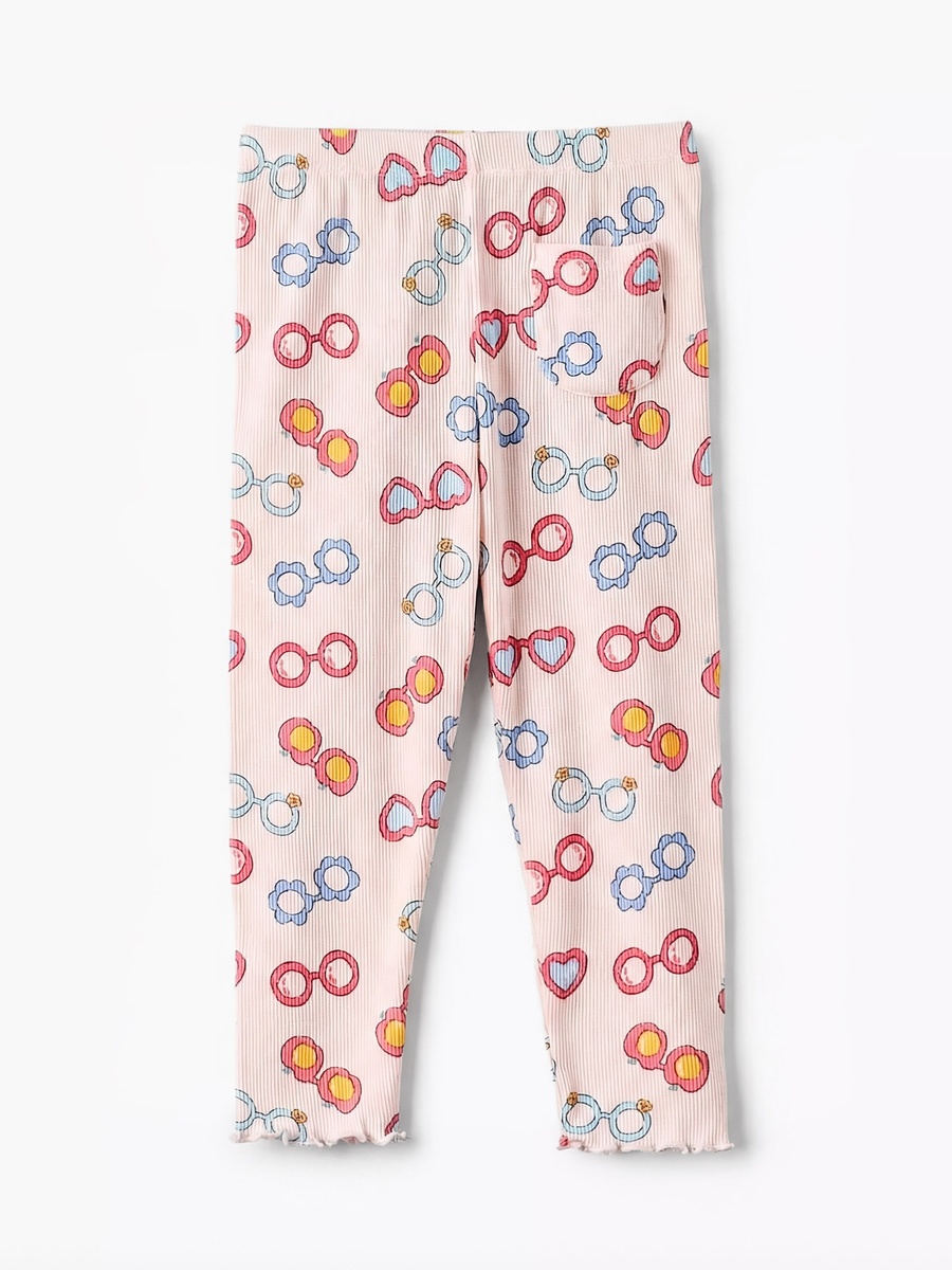 Leggings with Sunglasses Print