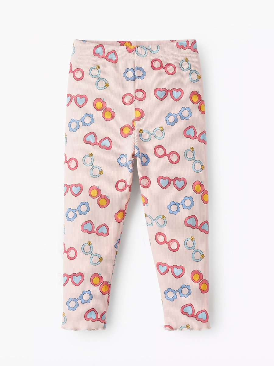 Leggings with Sunglasses Print