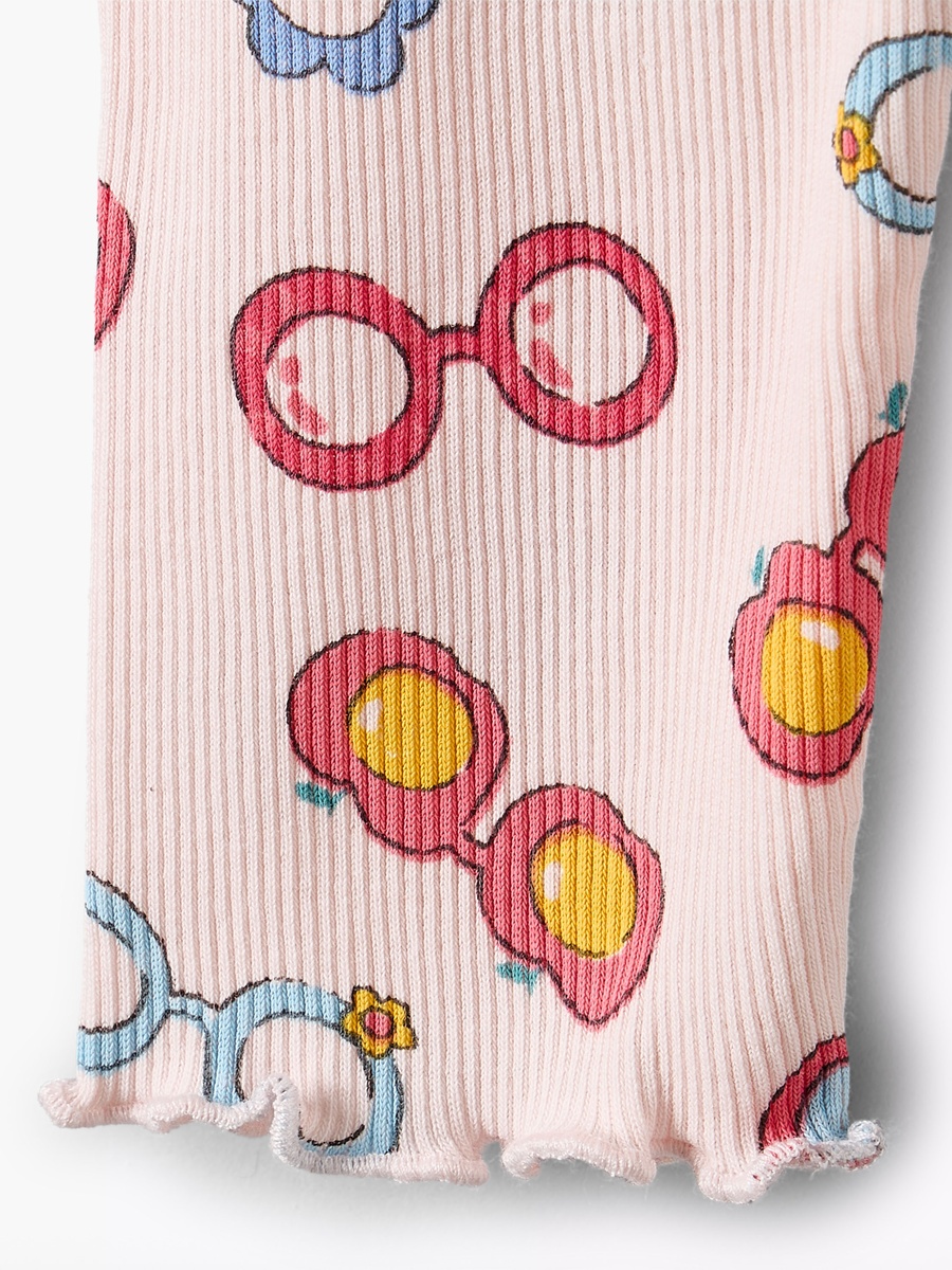 Leggings with Sunglasses Print