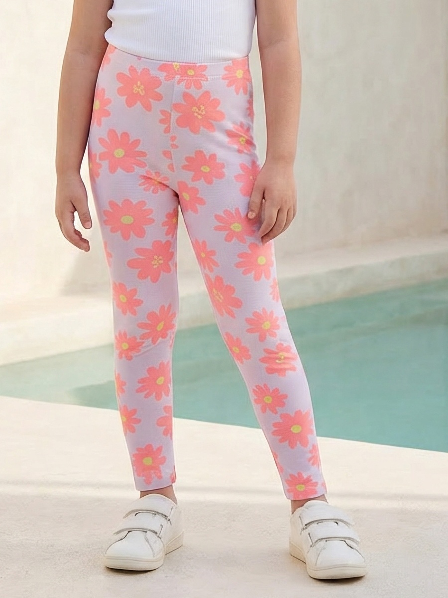 Leggings with Floral Print